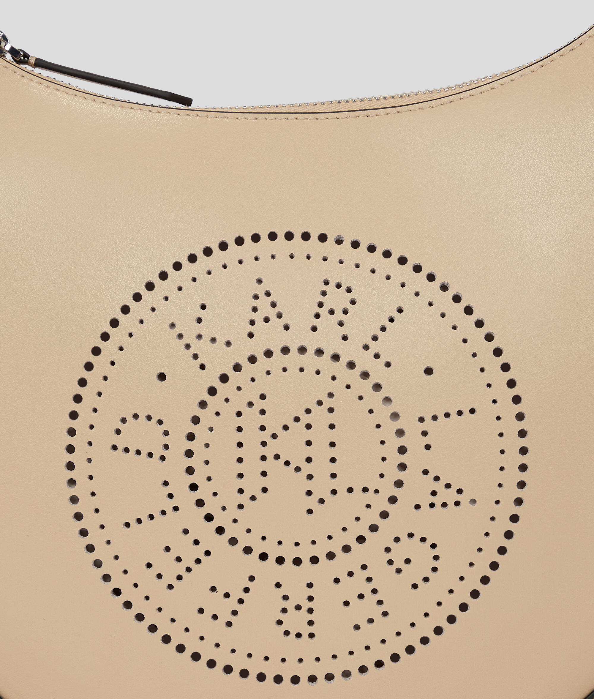 (image for) Stylish K/Circle Perforated Moon Shoulder Bag